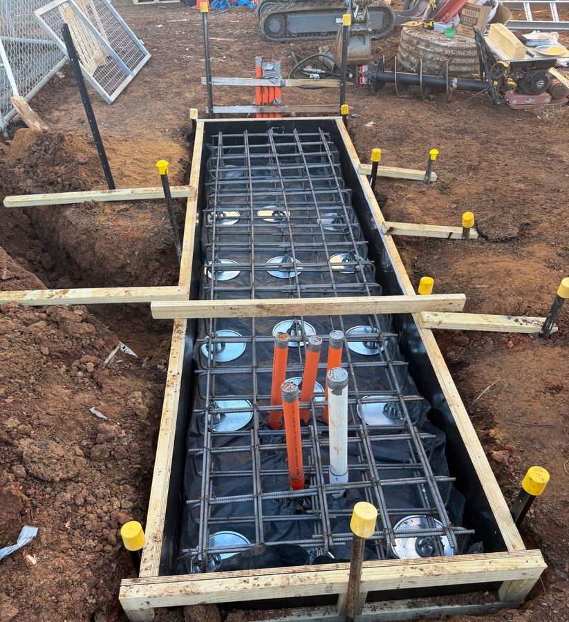 Footing formwork & reinforcement · Nyngan, NSW